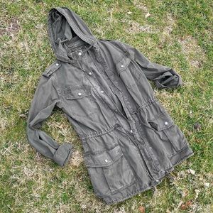 EUC Aritzia Talula Hooded Military Jacket